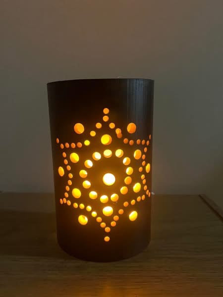 プレミア和歌山の竹あかり点灯時